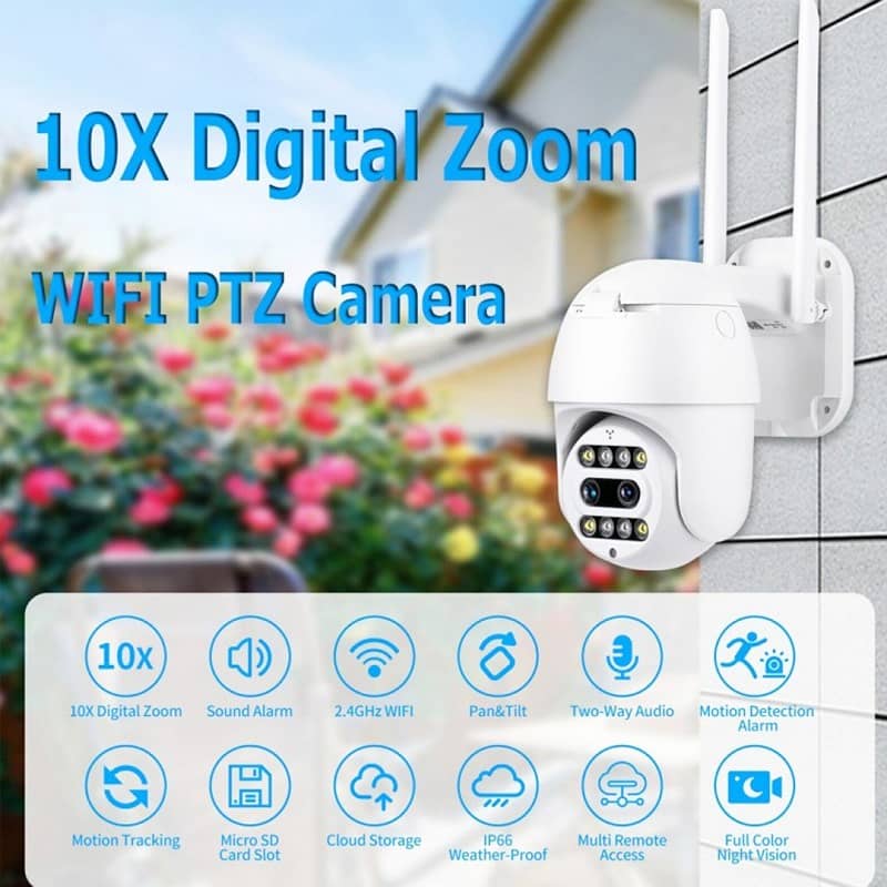 Ip Wireless Panoramic Bulb Camera security camera With V380 Pro App 9