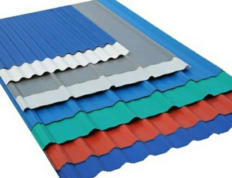 Fiber Glass Sheet / Polycarbonate / PVC Roofing Sheets 4