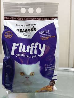 Fluffy cat food