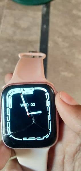 smart watch pink colour apple series 1