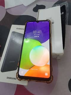 Samsung A 22  4/ 128 with charger and accessories