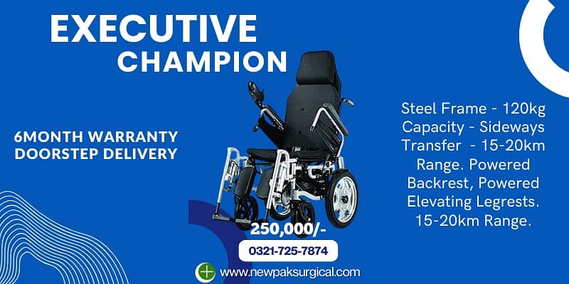Electric wheel chair / patient wheel chair / imported wheel chair / 3