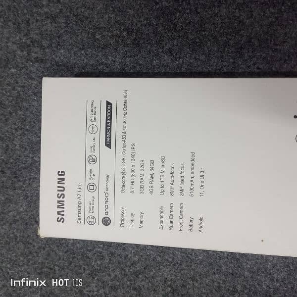 Samsung Galaxy A7Lite tab with Free cover and box non pta 1