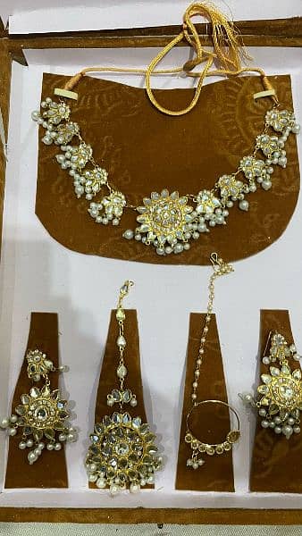 Bridal Jewelry Kundan set 7 pieces 2