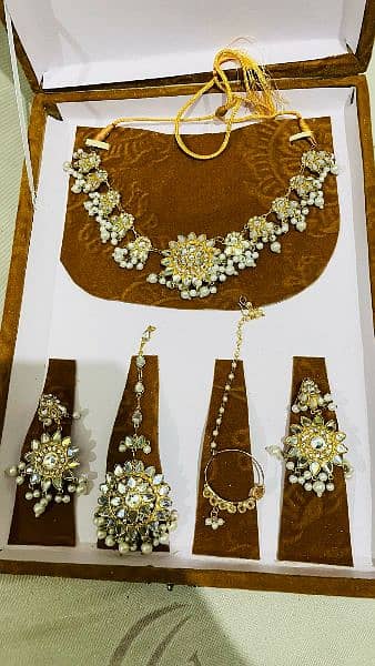 Bridal Jewelry Kundan set 7 pieces 4