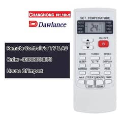 AC Inverter Air - Condition DC Remote Control 03008010073 0
