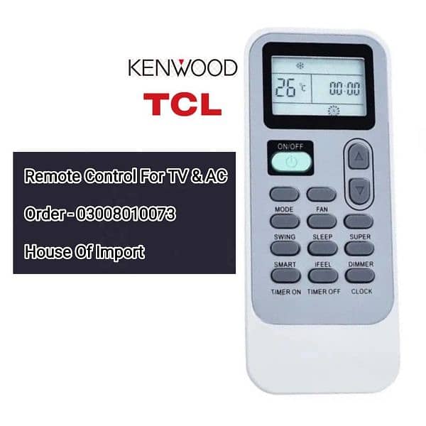 AC Inverter Air - Condition DC Remote Control 03008010073 1