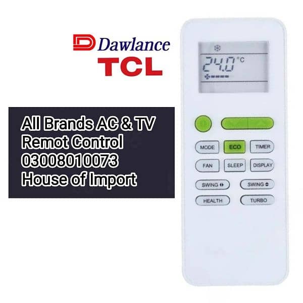 AC Inverter Air - Condition DC Remote Control 03008010073 6