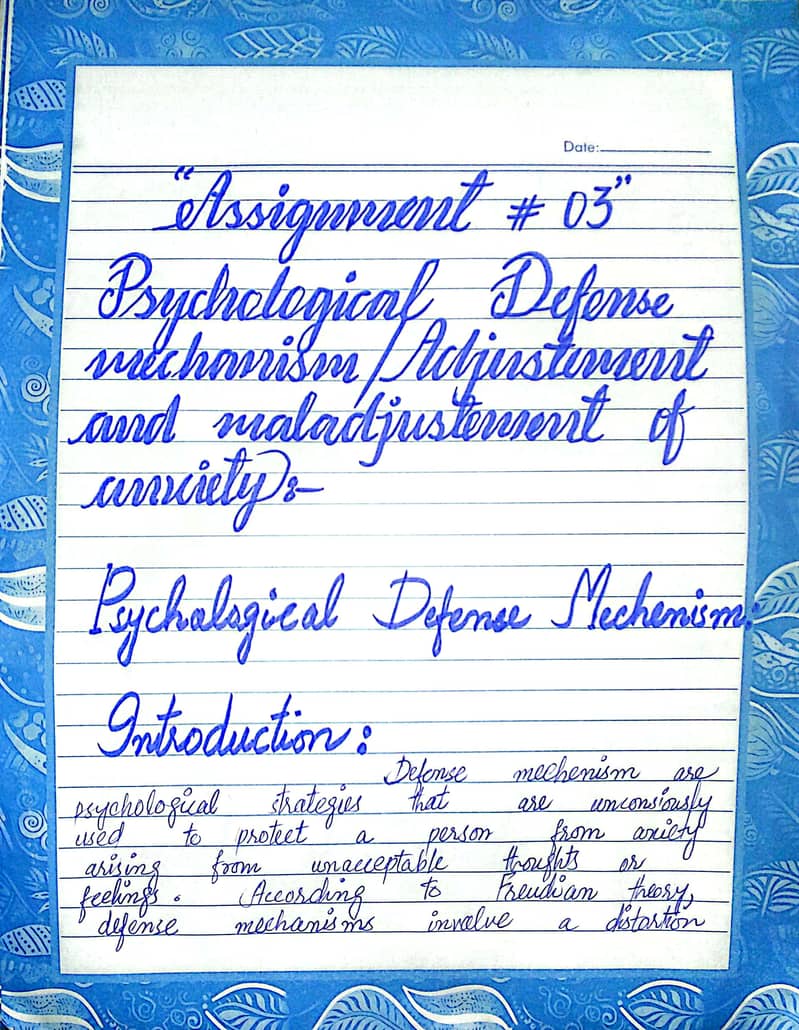 Hand written assignment work 0