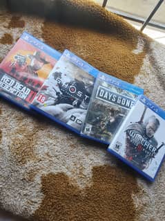 Ps4/Ps5 games Witcher 3, ghost of tsushima rdr2