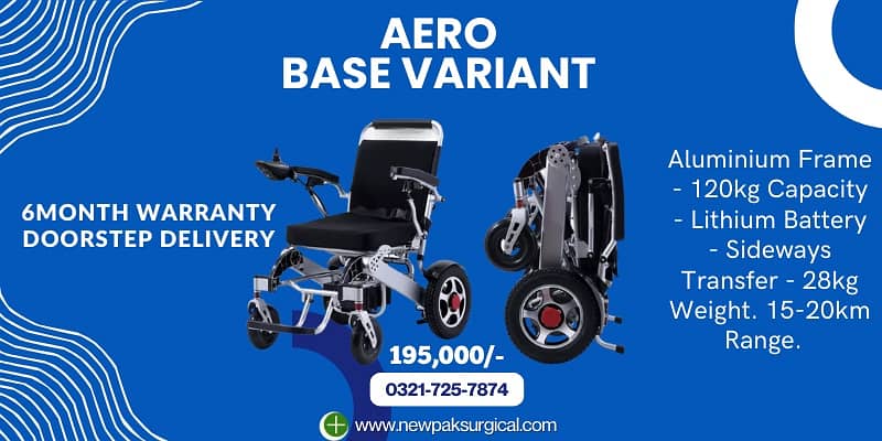 Aero base varient wheel chair / wheel chair for sale in karachi 0