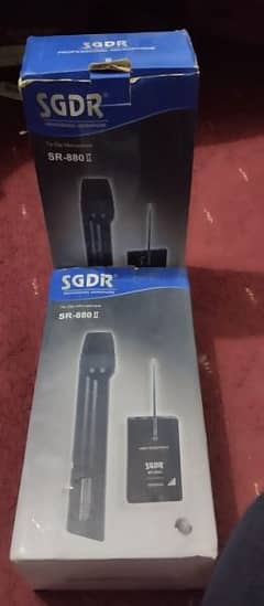 SGDR Wireless Hand Microphone SR-880 II imported (like TOA, Shure) 0