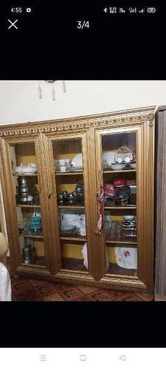 wood showcase for sale