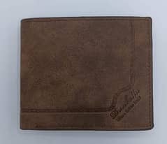 Men's Pure Leather Plain Bifold Wallet 0