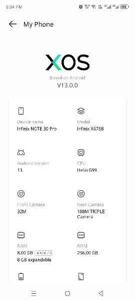 Infinix Note 30 Pro 8/256 2