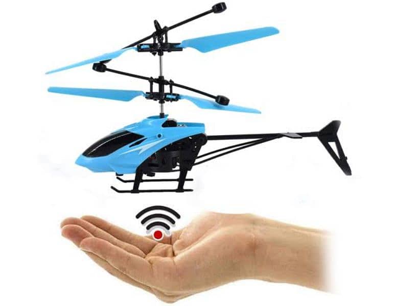 Flying Helicopter With Palm Sensor Rechargeable 0