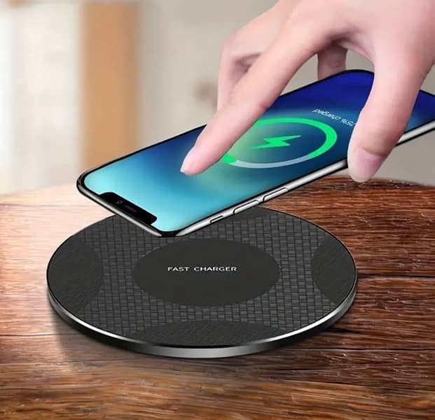 10W Wireless Charger Pad Stand Desktop Ultra-thin 1