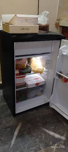 One year used haier room fridge / refrigerator for sale Model: HR-132B