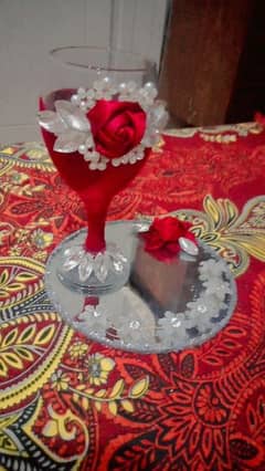 Wedding dhodh Pilai glass