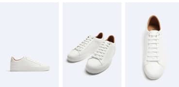 zara men lace up trainers