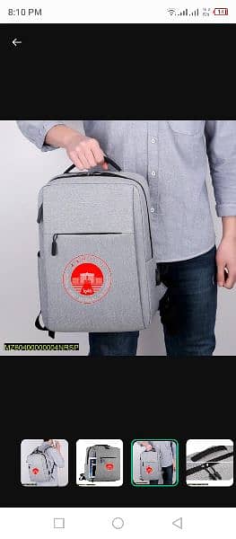 Oxford laptop backpack 2