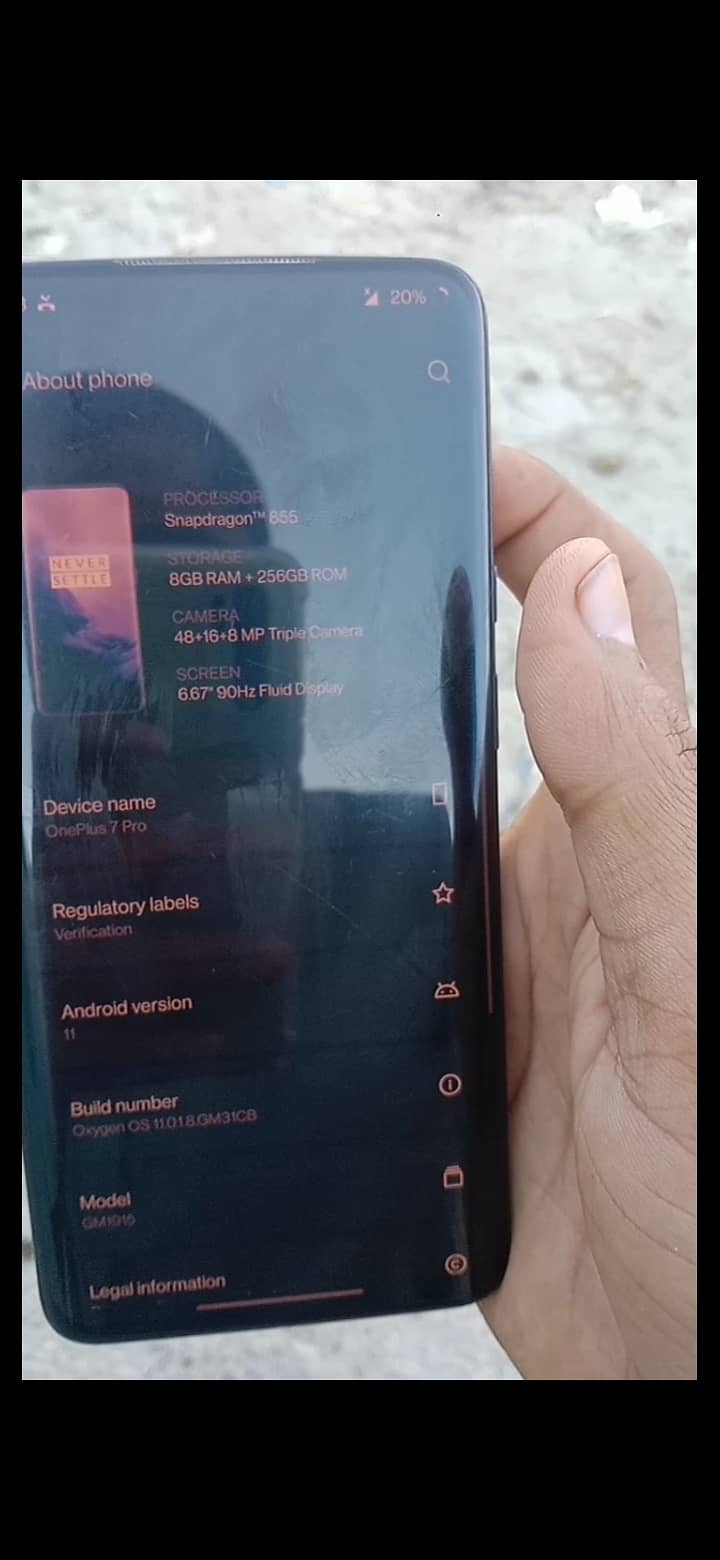 OnePlus 7 Pro 8/256 Dual Sim Approved 8