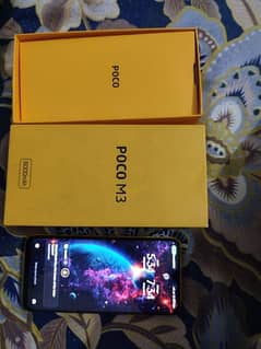 POCO M3 6/128 6000mah battery box with charger all ok no open