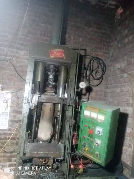 hydraulic press with Varma machine settup 2