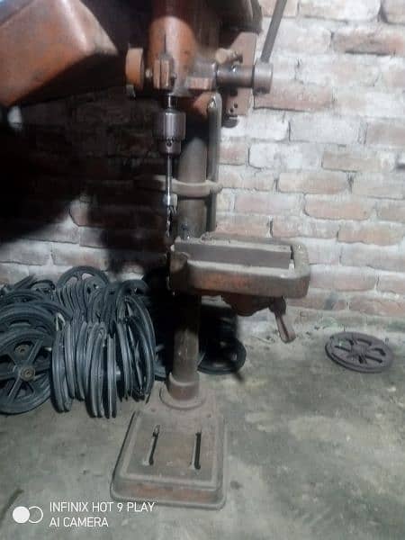 hydraulic press with Varma machine settup 3