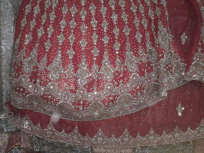 bridale wear lehnga dress for barat , just 2 time used looks like new 0