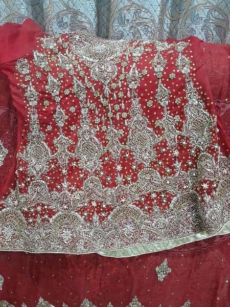 bridale wear lehnga dress for barat , just 2 time used looks like new 1