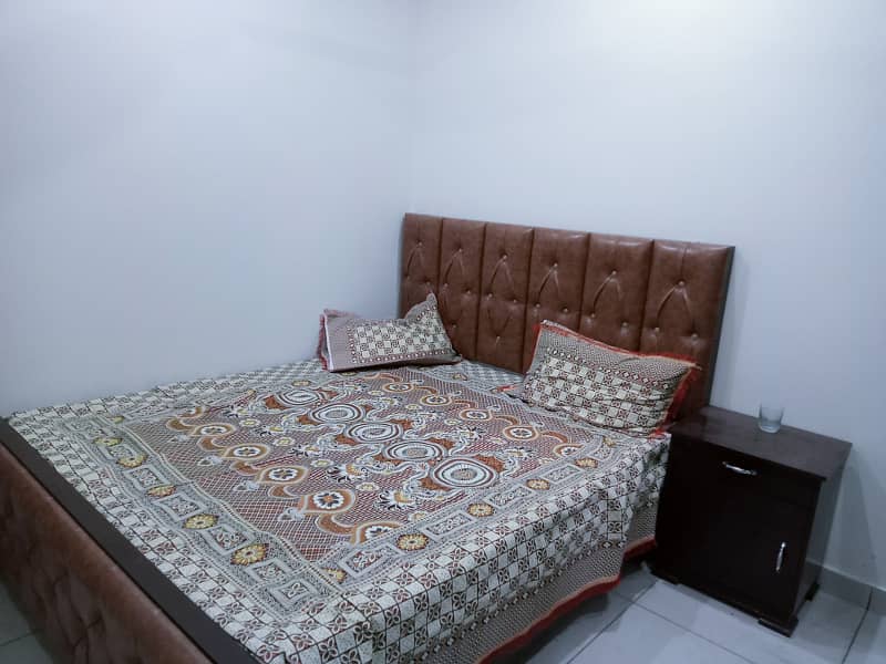Single bed furnished flat available for rent Citi Housing Gujranwala 5