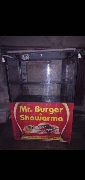 urgent sale burger&shawarma counter 0