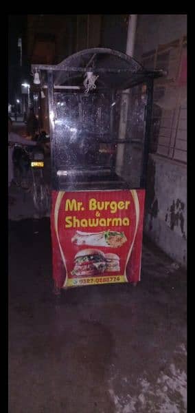 urgent sale burger&shawarma counter 1