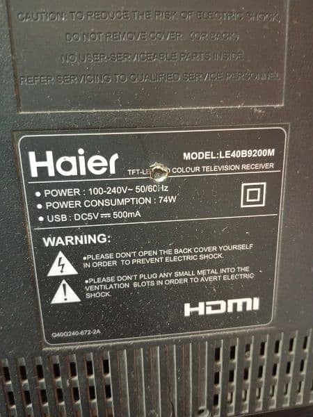 Haier LED TV 4