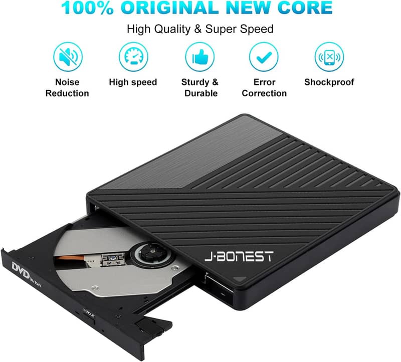New Imported JBonest  External DVD Drive USB 3.0 Type C 2