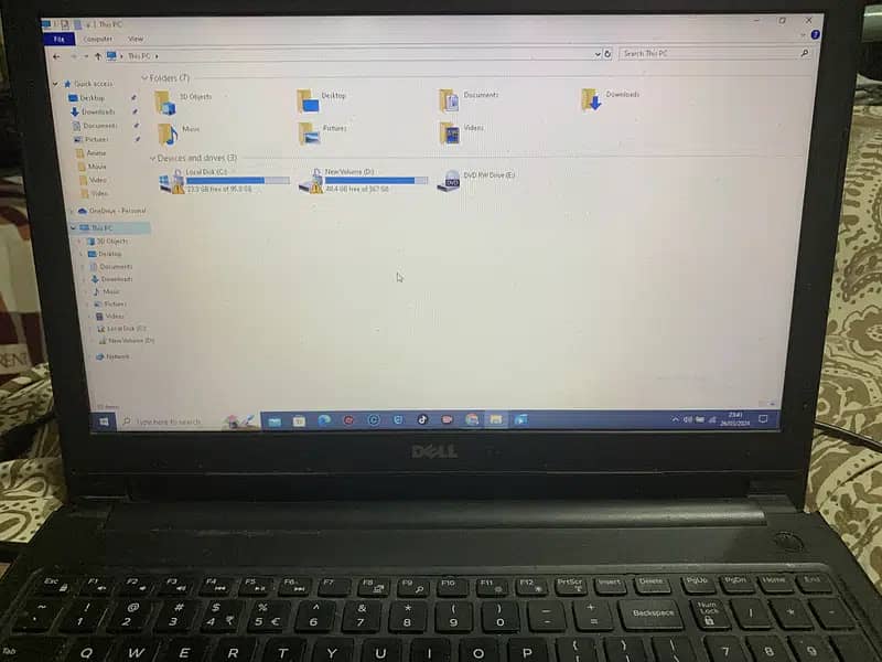 Dell inspiron 15 3000 series with box laptop gaming 7