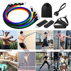 Power Exercise Resistance Band Set 5 In 1 Fitness Band Equipmen05 Band 0