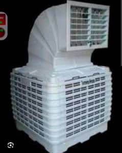 Duct cooler evaporative air chiller