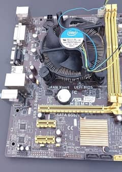 Gaming PC motherboard H81 Asus with core i5 4th generation  processor