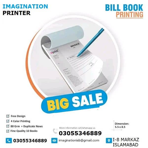 Panaflex Printing // Business Cards // Bill Books // Stamps // Flyers 3
