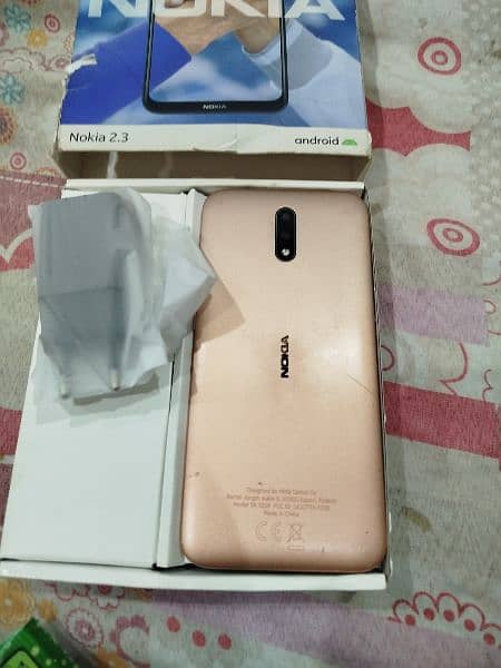 nokia 2.3 in very good condition with original charger and box 4 sale 2
