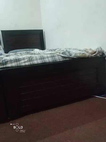 2 single bed for sale ( with brand new mattress) 1