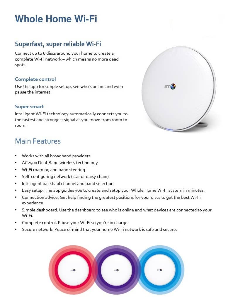 mesh wifi router ac2600mbps 5