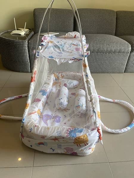 baby bed with net 0