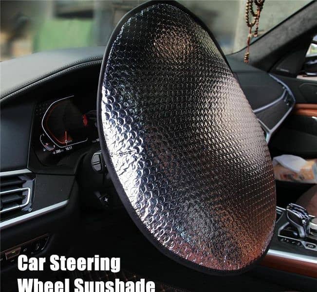 Car Steering Sun Shade Cover 1