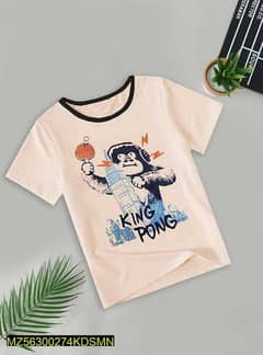 kides Mania_Litecream king pong Boys T, shirt