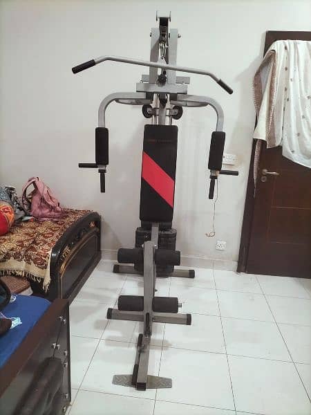 hy i am selling home gym its a good condition i need mony urgent sale 1
