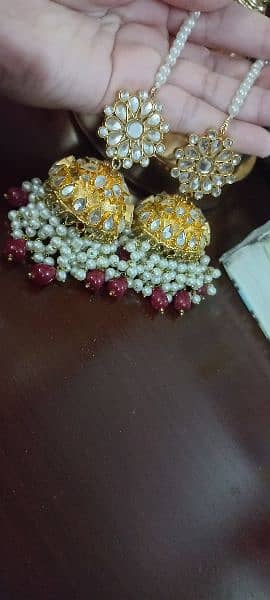 Bridal Artificial Jewellery | Farshi Kundan Set 2