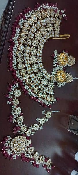 Bridal Artificial Jewellery | Farshi Kundan Set 4